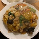 南海飯店 - かたい焼ソバ