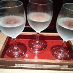 オーベルジュ土佐山 - 土佐の夏酒飲みくらべ（美丈夫夏酒・安芸虎・土佐しらぎく）
