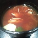 オーベルジュ土佐山 - 浅利の赤味噌汁