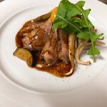 レストラン・ドゥースドゥース - 鴨のロースト赤ワインソース(ディナー)