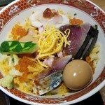 ラーメン巌哲 - 新年限定献立 巌哲ちらし＋半熟煮玉子