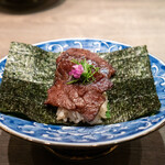 USHIGORO S. - 特選ハラミの手巻き