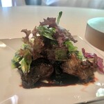 ラ クレリエール - 2020.12.  手羽元と内臓の藁焼き