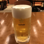 Fujino Sato - とりあえず生ビール590円が追加しました。