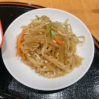 匠 - 麻辣麻婆豆腐定食 つけ合わせ