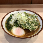 そばの神田 東一屋 - アサソバビンボー！　
      朝そば＋春菊天！　