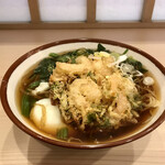 そばの神田 東一屋 - アサソバビンボー！　
      朝そば＋えびかき揚げ！