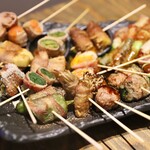 野菜肉巻き串 ぐるり - 