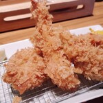 Katsu Koubou Wakou - 牡蠣フライ3個　海老フライ　一口ひれかつ