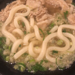 有頂天うどん - 肉うどんのアップ