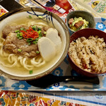 Okinawa Izakaya Aragusuku - あらぐすくランチ（ソーキそばセット）