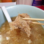 ラーメン二郎 - こいつは残しました