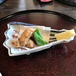 阿寓 - 揚げ物： 真魚鰹柚庵揚げ