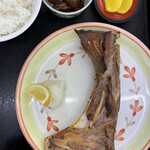 小川港魚河岸食堂 - 鮪大カマ焼き定食