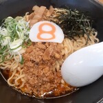 Hachiban Ramen - 唐麺・大盛　￥840