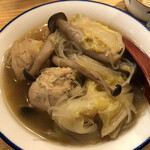 Tamaya - 鶏団子と白菜の春雨煮