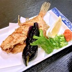 十八番 - カサゴの唐揚げ。