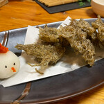 活海酒 - あおさの天ぷら