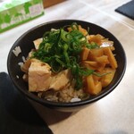川西麺業 - チャーシューメンマ丼