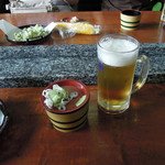 大自然の里 吾妻庵 - 生ビール600円