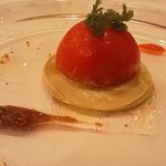 saveur - アボガドのムース、そしてソースも見事