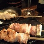 なごみや - わさびつくねねぎまとりとろ