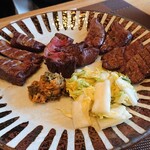 たんや 練 - ランチの3種盛り