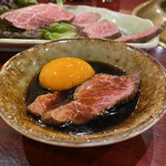千力 - 松阪牛レアステーキ