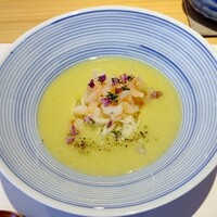 割烹 柚葉 - 白菜スープにゅうめん