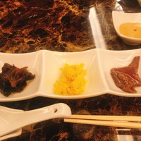 Shangri-La's secret ROPPONGI - 前菜のキノコ。一番右が海のバター♡