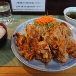 ステーキ 黒べこ。 - 唐揚げ定食