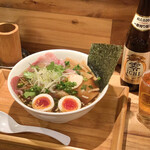 一帆 - 新春3日間限定、牛骨ラーメン