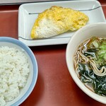 山田うどん 日高インター店 - 卵焼き朝定食 430円税込