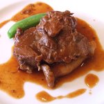 リストランテ ヴァレンティーノ - 牛筋（リストランテコースの肉料理）