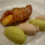 ラッフィナート - ☆焼き立てパイのカンノーロ…ナッツとピスタチオのジェラートを添えて☆