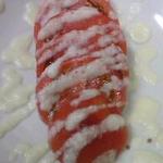 洋食＆ワイン grande - 「冷やしトマトの特製ドレッシング」手作りドレッシングが絶品！