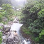 オーベルジュ土佐山 - 吊り橋からの眺め