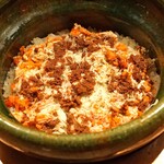 虎白 - 香箱蟹の土鍋炊き込みご飯