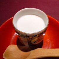 赤坂 渡なべ - デザート…白いコーヒープリン