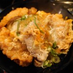  麺工房ゆでっち - 鶏天親子丼