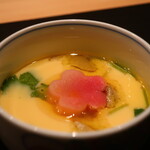 Washoku Yotsuba - フォアグラ茶碗蒸しアップ