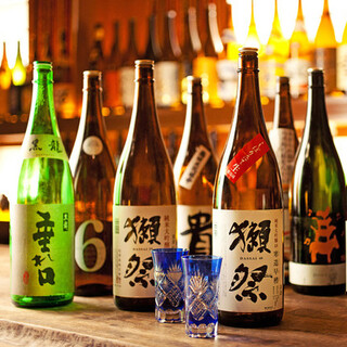 <Lots of local sake and carefully selected brands from all over the country! ! ＞