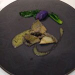 ラ・メール - 鮑のフリット、海藻ソース