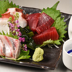 たか田 - 刺身3点盛
