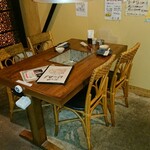 Bekoya Hanamaru - １階手前のテーブル