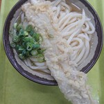 うどん さか枝 - ひやかけうどん(中)、穴子天