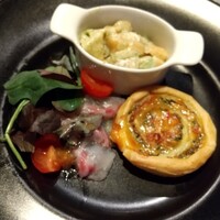 Bistro Kojiya - 前菜の3種盛り合わせ