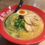 エビ豚骨拉麺 春樹 - えび豚骨味噌ラーメン。