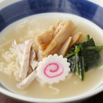 Homemade chicken soup Ramen