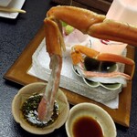 九兵衛旅館 - ◆『ズワイガニの膳』◆「お造り」
